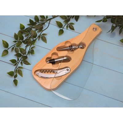 Набор аксессуаров для вина Pinotage со стеклянной крышкой-11