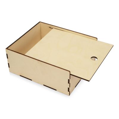 Деревянная подарочная коробка-пенал, размер L-1