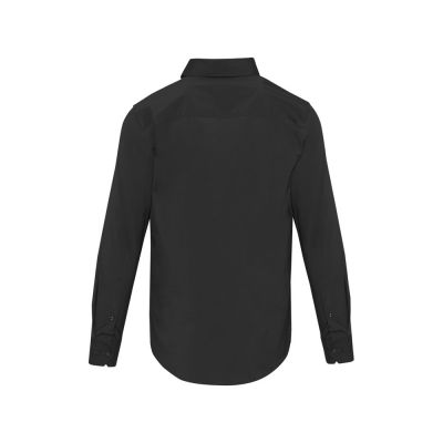 Carnelian мужская рубашка из поплина - сплошной черный-2
