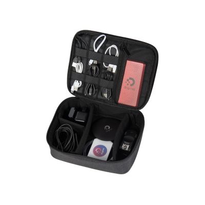 Органайзер для крупной электроники District, темно-серый-1