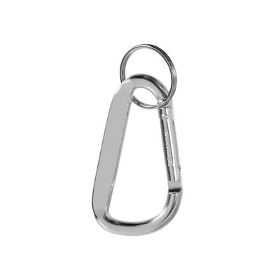 Карабин с брелоком, серебристый-1