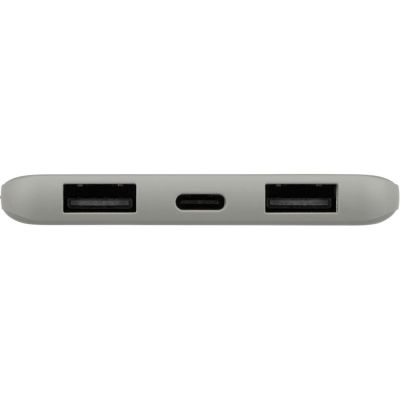 Внешний аккумулятор Powerbank C1, 5000 mAh, серый-3