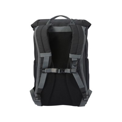 Водонепроницаемый рюкзак Aqua для ноутбука с диагональю экрана 15,6 дюйма, сплошной черный-2