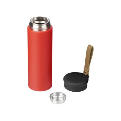 Вакуумный термос Engage, 450 мл, тубус, красный-1