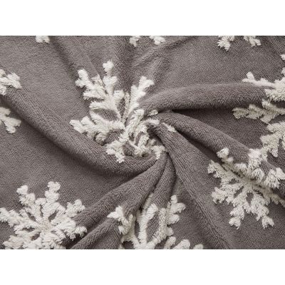Плед Snowflake новогодний-7