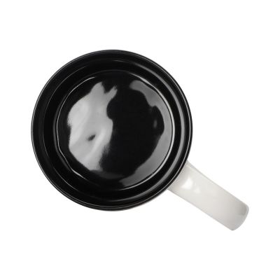 Кружка Sublime Color XL для сублимации 440мл, белый/черный-2