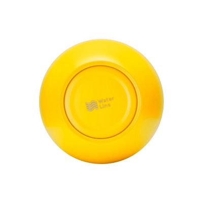 Вакуумная термокружка Sense, непротекаемая крышка, крафтовая упаковка, желтый-4