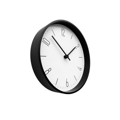 Часы настенные Lander S, белые с черным-1