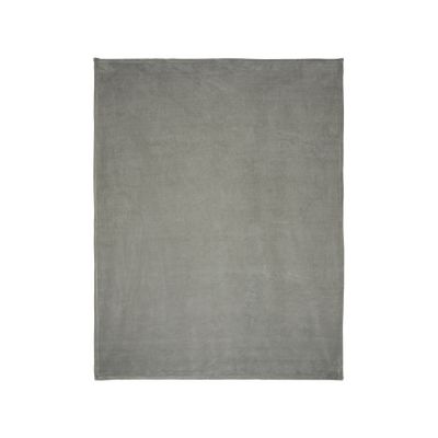 Супермягкий плед Bay из корал-флиса, серый-1