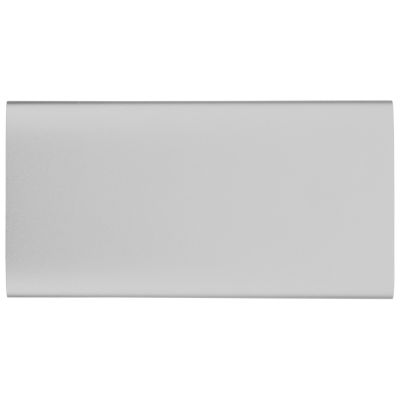 Портативное зарядное устройство Джет с 2-мя USB-портами, 8000 mAh, серебристый-3