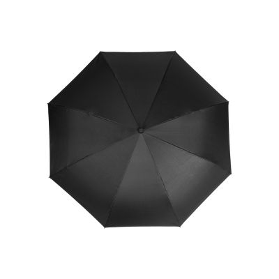 Зонт-трость наоборот Inversa, полуавтомат, черный-3