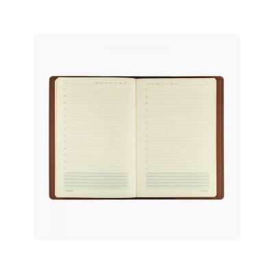 Ежедневник недатированный А5  Oxford, коричневый-1