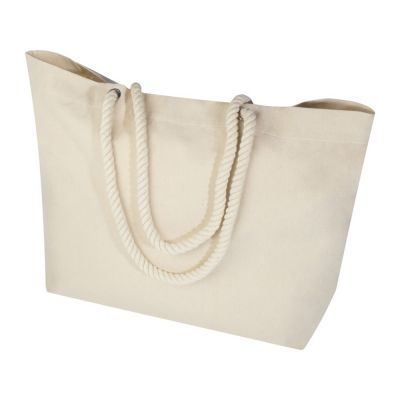 Florida пляжная эко-сумка из переработанного материала, сертифицированного по стандарту GRS, плотностью 270 г/м² 18L - Натуральный / Натуральный-3