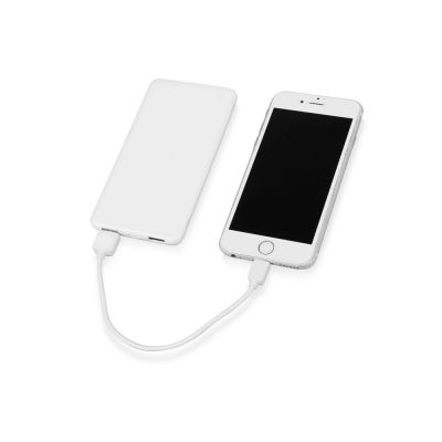 Портативное зарядное устройство Blank с USB Type-C, 5000 mAh, белый-1