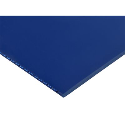 Бизнес-тетрадь А5 Pragmatic Contrast, 40 листов в клетку, синий с синим срезом-1