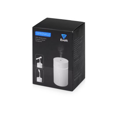 USB увлажнитель воздуха Sprinkle с двумя насадками, белый-10