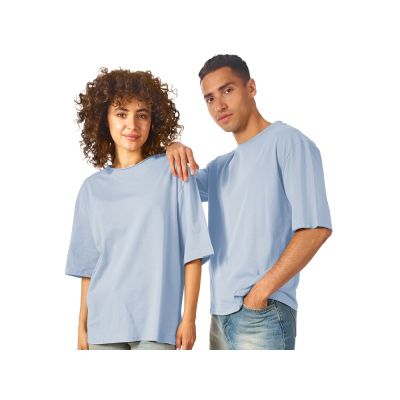 Футболка оверсайз Liyon унисекс, небесно-голубой-0