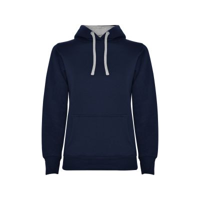 Толстовка с капюшоном Urban женская, нэйви/серый-0