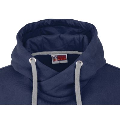 Толстовка унисекс Stream с капюшоном, синий нэйви-10