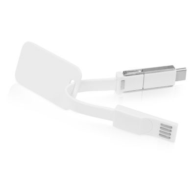 Зарядный кабель 3-в-1 Charge-it, белый-2