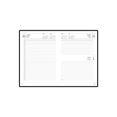 Ежедневник А5 датированный Sidney Nebraska 2026, зеленый (золотой обрез)-1