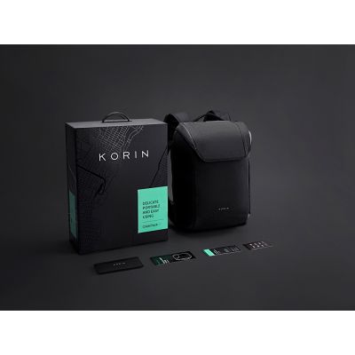 Водостойкий антикражный рюкзак Clickpack для ноутбука 15.6, черный-22