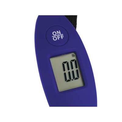 Багажные весы с покрытием soft touch Gravity, синий-2