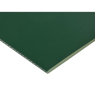 Бизнес-тетрадь А5 Pragmatic Contrast, 40 листов в клетку, темно-зеленый с салатовым срезом-1