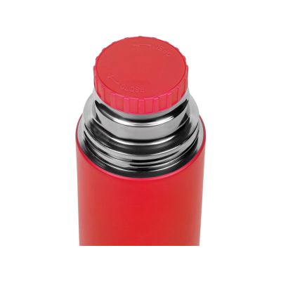 Термос Relaxika 101 (1 литр), красный (без лого)-3