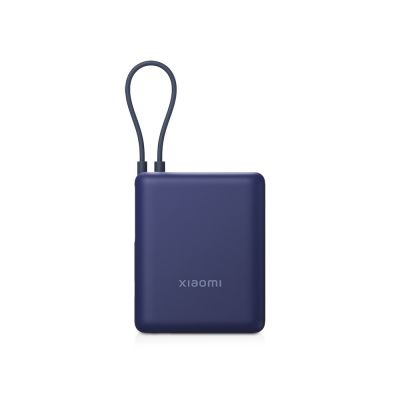 Внешний аккумулятор со встроенным кабелем Xiaomi 33W Power Bank 10000mAh (Integrated Cable) Ice Blue-0