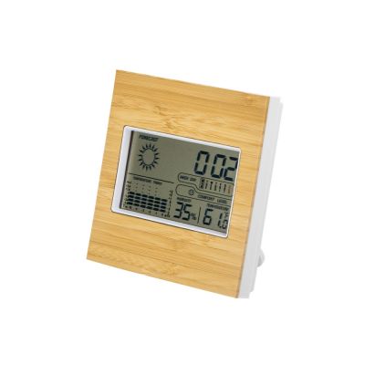Метеостанция из бамбука Moscow Heat-0