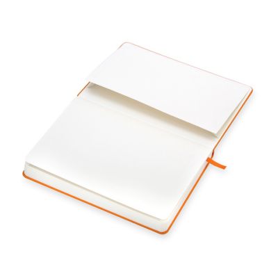 Бизнес-блокнот С3 софт-тач с магнитом, твердая обложка, 128 листов, оранжевый-6