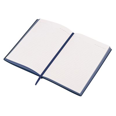 Бизнес-блокнот C1 софт-тач, гибкая обложка, 128 листов, темно-синий-3