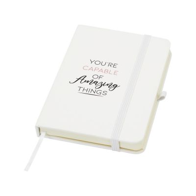 Блокнот Spectrum Plus формата A6 в твердой обложке - Белый-5