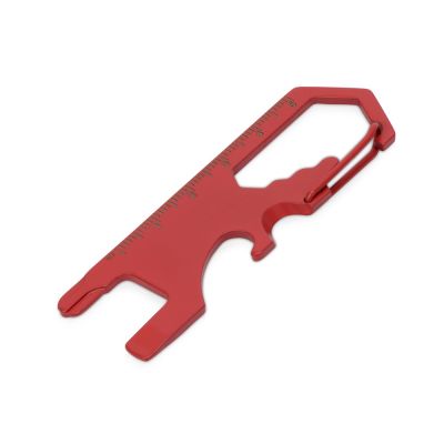 Мультиинструмент Carabiner, красный-0