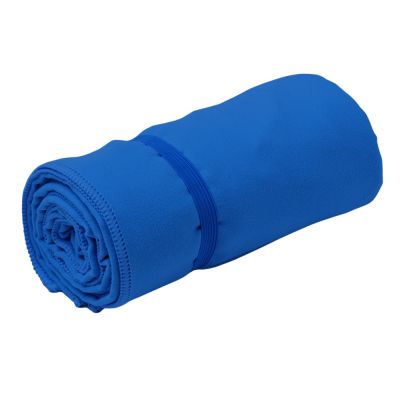 Легкое полотенце Gulpi  из микрофибры RPET с ремешком для складывания, 38*68 см, королевский синий-2