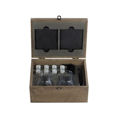 Набор для виски Jack с бокалами в подарочной шкатулке-2