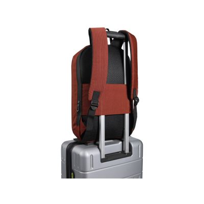 Рюкзак Luma для ноутбука с диагональю экрана 15 дюймов с защитой от кражи объемом 10 л из материала, переработанного по стандарту GRS - Brick-3