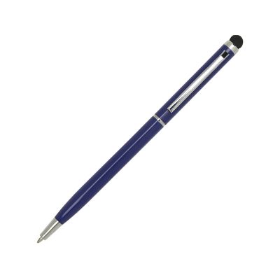 Шариковая ручка Ore алюминиевая со стилусом - Синий-0