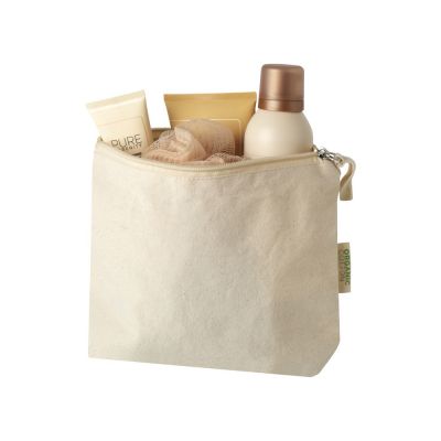 Orissa косметичка из органического материала GOTS 180 г/м², 1л - Натуральный-3