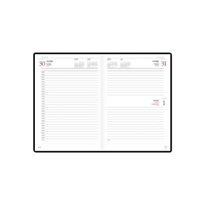 Ежедневник А5 датированный Velvet 2025, серый-1