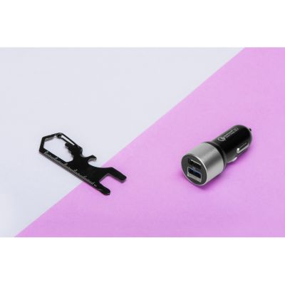 Мультиинструмент Carabiner, красный-2