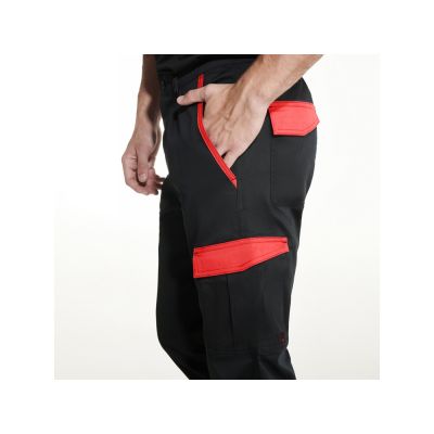 Брюки Trooper, черный/красный-5