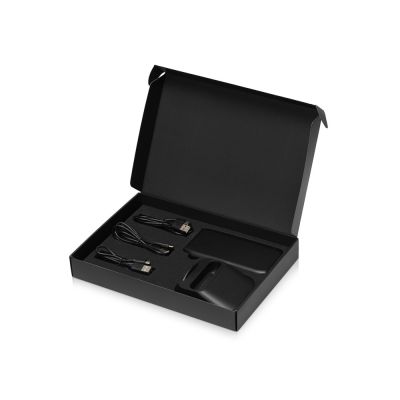 Портативное беспроводное зарядное устройство с док-станцией Uniq, 10000 mah, черный-20