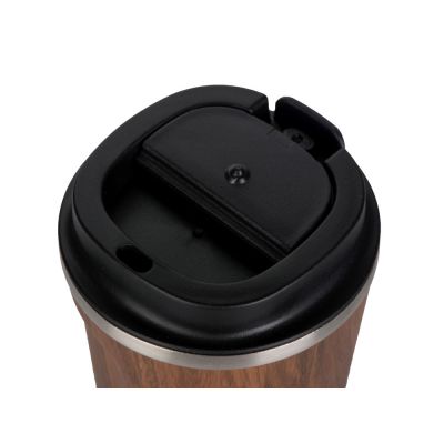 Термокружка CAFe COMPACT, 380 мл, wood-3