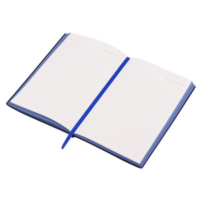 Бизнес-блокнот C1 софт-тач, гибкая обложка, 128 листов, синий-3