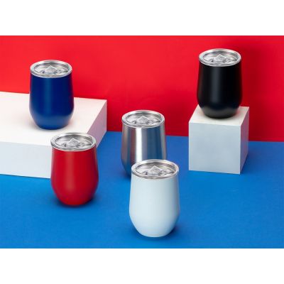 Вакуумная термокружка Sense, непротекаемая крышка, оранжевый-7