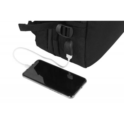 Водостойкий рюкзак-трансформер Convert для ноутбука 15, черный-14