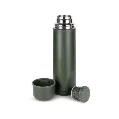 Термос Relaxika 101 (1 литр), хаки (без лого)-5