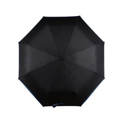 Зонт складной Уоки, черный/синий (Р)-3